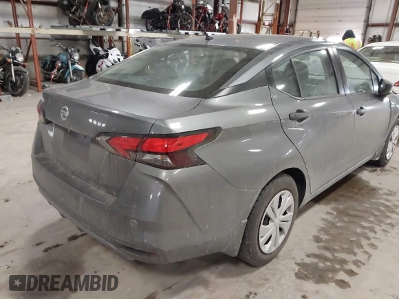 2020 Nissan Versa S with VIN 3N1CN8DV1LL915324, listed as a IAAI auction lot 41430197 with 94,386 mi miles. Bid and sale history available at carsss.com. Image 4.