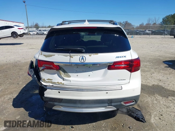 2014 Acura MDX Advance with VIN 5FRYD4H84EB001636, listed as a IAAI auction lot 41644117 with 124,460 mi miles and . Bid and sale history available at carsss.com. Image 17.