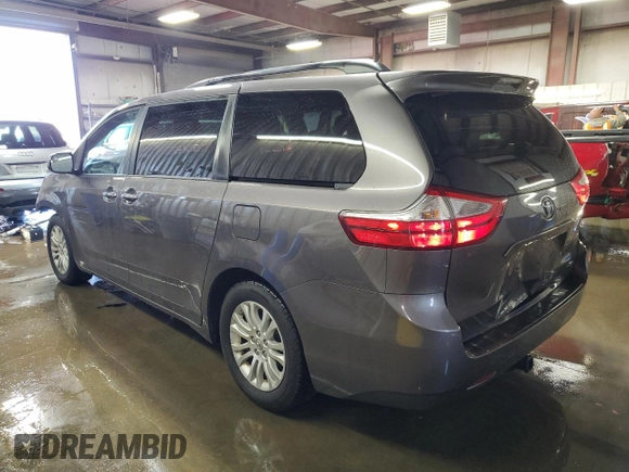 2015 Toyota Sienna XLE with VIN 5TDYK3DC1FS688969, listed as a Copart auction lot 50197175 with 90,376 mi miles and Salvage Title. Bid and sale history available at carsss.com. Image 2.