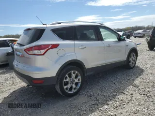 2015 Ford Escape Titanium with VIN 1FMCU0JX6FUA16410, listed as a Copart auction lot 50413715 with 91,701 mi miles and Salvage Title. Bid and sale history available at carsss.com. Image 3.