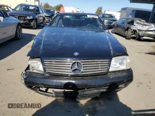 1999 Mercedes-Benz SL-Class with VIN WDBFA68F0XF187331, listed as a Copart auction lot 42855015 with 0 mi miles and Salvage Title. Bid and sale history available at carsss.com. Image 5.