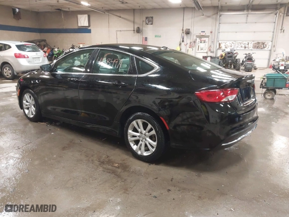 2015 Chrysler 200 Limited with VIN 1C3CCCAB9FN503886, listed as a IAAI auction lot 41584971 with 126,206 mi miles. Bid and sale history available at carsss.com. Image 3.