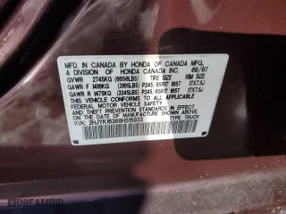 2008 Honda Ridgeline RTX with VIN 2HJYK16368H515933, listed as a Copart auction lot 89304965 with 194,891 mi miles and Salvage Title. Bid and sale history available at carsss.com. Image 12.