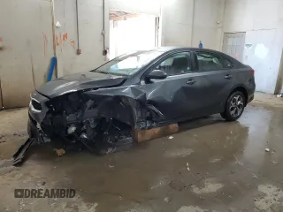 2021 Kia Forte FE with VIN 3KPF24AD3ME377836, listed as a Copart auction lot 50052645 with 56,155 mi miles and Salvage Title. Bid and sale history available at carsss.com. Image 1.