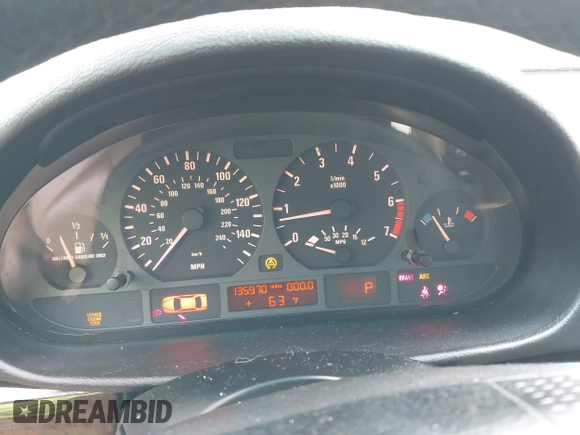 2000 BMW 3 Series 323i z VIN WBAAM3345YFP81628, wystawiony jako IAAI lot #42190751 z przebiegiem 135 970 mil mil oraz . Historia ofert i sprzedaży dostępna na DreamBid. Obrazek 7.