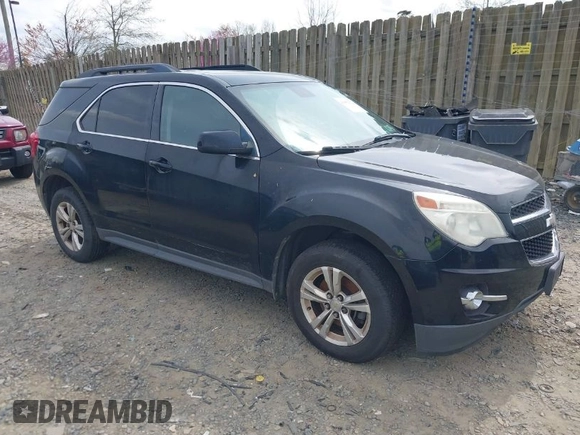 2012 Chevrolet Equinox LT w/2LT with VIN 2GNFLNEK6C6187109, listed as a IAAI auction lot 41952322 with 190,433 mi miles. Bid and sale history available at carsss.com. Image 1.