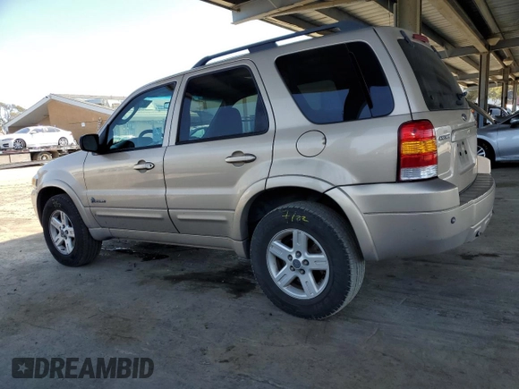 2007 Ford Escape Hybrid with VIN 1FMCU49H27KB80996, listed as a Copart auction lot 50178495 with 161,080 mi miles and Salvage Title. Bid and sale history available at carsss.com. Image 2.