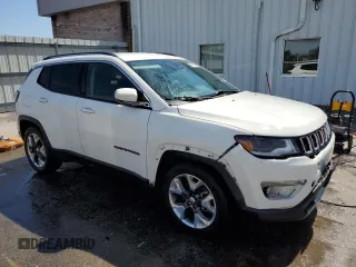 2018 Jeep Compass Limited with VIN 3C4NJCCB4JT406675, listed as a Copart auction lot 48693095 with 101,571 mi miles and Salvage Title. Bid and sale history available at carsss.com. Image 4.