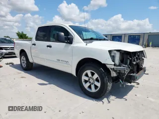 2011 Nissan Titan SV with VIN 1N6AA0ED7BN303938, listed as a Copart auction lot 61661175 with 138,098 mi miles and Salvage title. Bid and sale history available at DreamBid. Image 4.