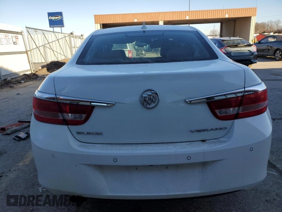 2014 Buick Verano Leather Group with VIN 1G4PS5SK9E4166016, listed as a Copart auction lot 42377355 with 0 mi miles and Salvage Title. Bid and sale history available at carsss.com. Image 6.