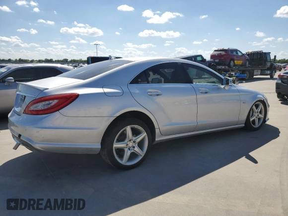 2012 Mercedes-Benz CLS-Class CLS 550 with VIN WDDLJ7DB4CA017287, listed as a Copart auction lot 60674624 with 94,203 mi miles and Salvage Title. Bid and sale history available at carsss.com. Image 3.