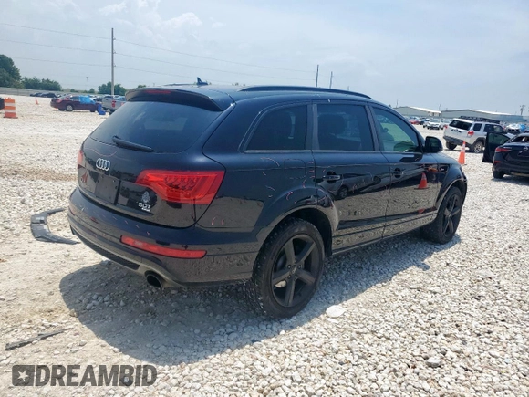 2015 Audi Q7 S line Prestige with VIN WA1DGAFE1FD032439, listed as a Copart auction lot 59705535 with 78,438 mi miles and Salvage title. Bid and sale history available at DreamBid. Image 3.