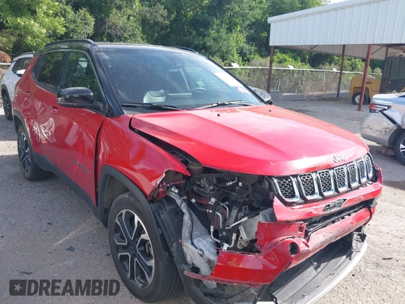 2024 Jeep Compass Limited z VIN 3C4NJDCN8RT595360, wystawiony jako IAAI lot #42323056 z przebiegiem 46 933 mil mil oraz . Historia ofert i sprzedaży dostępna na DreamBid. Obrazek 1.