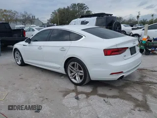 2019 Audi A5 Sportback Premium with VIN WAUANCF53KA064134, listed as a IAAI auction lot 41509093 with 1 mi miles. Bid and sale history available at carsss.com. Image 3.