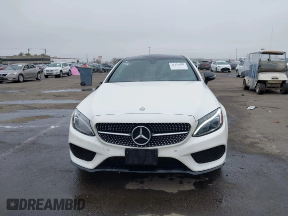 2017 Mercedes-Benz C 300 with VIN WDDWJ4JB3HF330406, listed as a IAAI auction lot 41154091 with 50,921 mi miles and . Bid and sale history available at carsss.com. Image 12.