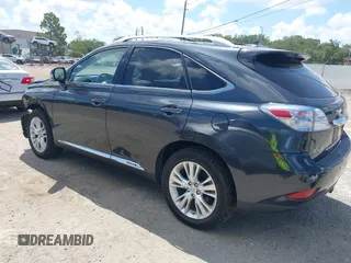 2010 Lexus RX 450h with VIN JTJBC1BA7A2406081, listed as a IAAI auction lot 42586401 with 129,594 mi miles and . Bid and sale history available at DreamBid. Image 3.