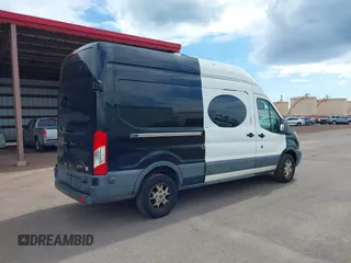 2015 Ford Transit with VIN 1FTYR2XM4FKB28350, listed as a IAAI auction lot 41989089 with 100,823 mi miles. Bid and sale history available at carsss.com. Image 4.