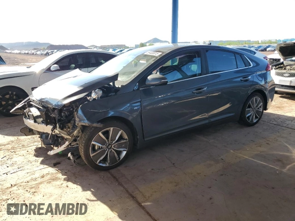 2019 Hyundai Ioniq Limited with VIN KMHC85LCXKU110859, listed as a Copart auction lot 59400815 with 75,901 mi miles and Salvage title. Bid and sale history available at DreamBid. Image 1.