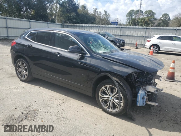 2019 BMW X2 xDrive28i with VIN WBXYJ5C58KEF83319, listed as a Copart auction lot 47358275 with 56,029 mi miles and Clean Title. Bid and sale history available at carsss.com. Image 4.