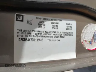 2003 Cadillac DeVille z VIN 1G6KD54Y23U115516, wystawiony jako IAAI lot #42053767 z przebiegiem 132 466 mil mil oraz . Historia ofert i sprzedaży dostępna na DreamBid. Obrazek 9.