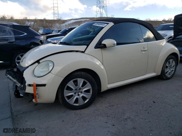 2009 Volkswagen New Beetle Convertible S with VIN 3VWRF31Y69M404780, listed as a Copart auction lot 80948644 with NaN miles and Salvage Title. Bid and sale history available at carsss.com. Image 1.