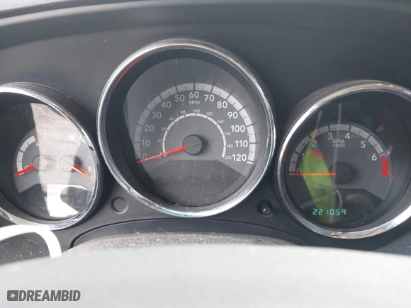 2012 Dodge Caliber SXT with VIN 1C3CDWDA6CD510605, listed as a IAAI auction lot 42104688 with 221,059 mi miles. Bid and sale history available at carsss.com. Image 7.