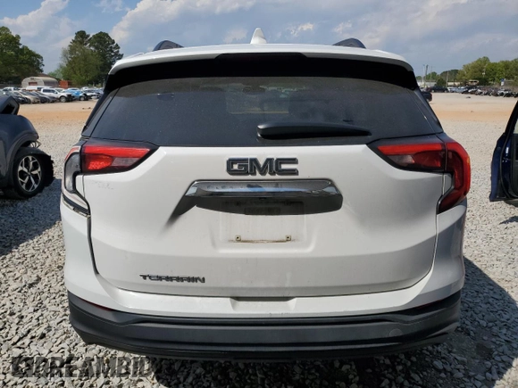2019 GMC Terrain SLE with VIN 3GKALMEV2KL208334, listed as a Copart auction lot 52574445 with 93,138 mi miles and Salvage Title. Bid and sale history available at DreamBid. Image 6.