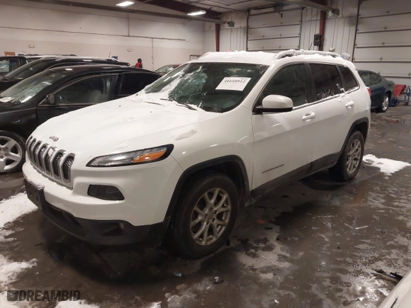 2014 Jeep Cherokee Latitude with VIN 1C4PJMCB7EW200880, listed as a IAAI auction lot 41610912 with 97,177 mi miles. Bid and sale history available at carsss.com. Image 19.