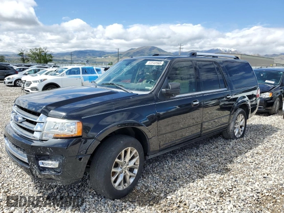 2015 Ford Expedition Max Limited с VIN 1FMJK1KTXFEF08494, выставлен на аукционе Copart как лот 53540905 с пробегом 163 326 миль миль и Чистый • Clean title. История ставок и продаж доступна на DreamBid. Изображение 1.