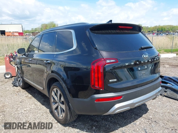 2021 Kia Telluride S with VIN 5XYP6DHC9MG103470, listed as a IAAI auction lot 42073853 with 90,942 mi miles and . Bid and sale history available at DreamBid. Image 3.