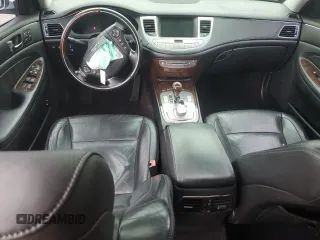 2011 Hyundai Genesis with VIN KMHGC4DF4BU115882, listed as a Copart auction lot 73282404 with 104,797 mi miles and Salvage Title. Bid and sale history available at carsss.com. Image 8.