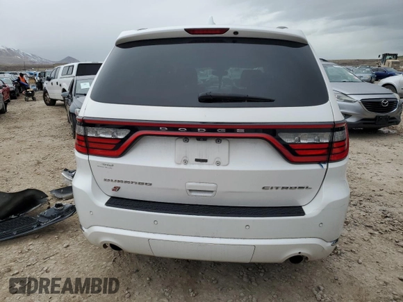 2018 Dodge Durango Citadel Anodized Platinum with VIN 1C4SDJETXJC219408, listed as a Copart auction lot 41601364 with 87,981 mi miles and . Bid and sale history available at DreamBid. Image 6.