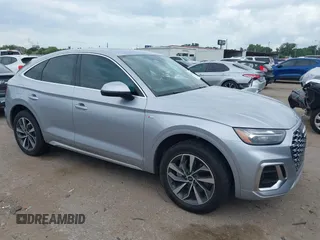 2022 Audi Q5 Sportback S line Premium с VIN WA14AAFY4N2048107, выставлен на аукционе IAAI как лот 42583820 с пробегом 17 126 миль миль и . История ставок и продаж доступна на DreamBid. Изображение 1.