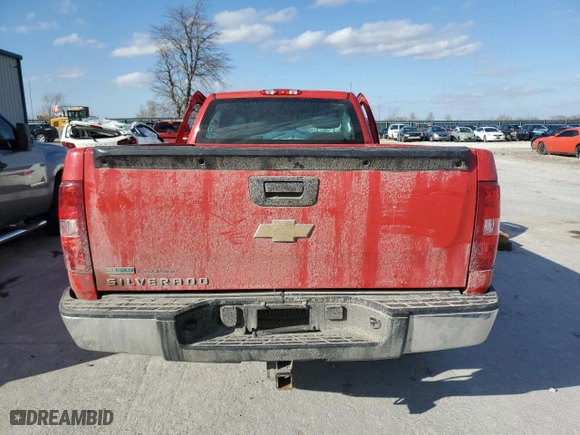 2011 Chevrolet Silverado 1500 Work Truck with VIN 1GCNKPE04BZ368021, listed as a Copart auction lot 48178405 with 0 mi miles and Salvage Title. Bid and sale history available at carsss.com. Image 6.