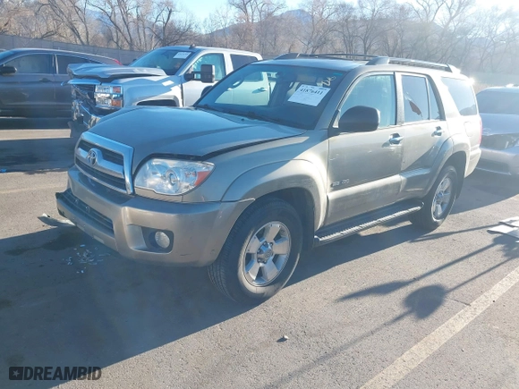 2006 Toyota 4Runner SR5 with VIN JTEBU14R268066938, listed as a IAAI auction lot 41876411 with 206,776 mi miles. Bid and sale history available at carsss.com. Image 17.