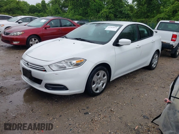 2015 Dodge Dart SE z VIN 1C3CDFAA6FD252899, wystawiony jako IAAI lot #42263073 z przebiegiem 158 249 mil mil oraz . Historia ofert i sprzedaży dostępna na DreamBid. Obrazek 2.