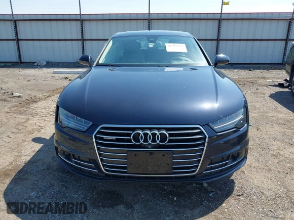2017 Audi A7 Prestige with VIN WAU22AFC5HN097458, listed as a IAAI auction lot 41977575 with 60,373 mi miles. Bid and sale history available at carsss.com. Image 12.
