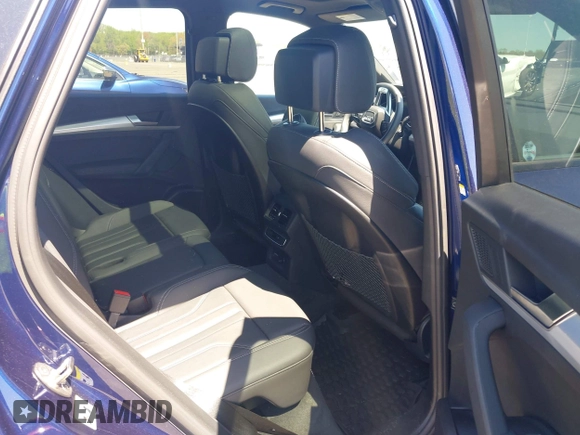 2024 Audi Q5 S line Premium Plus with VIN WA1EAAFY2R2096702, listed as a IAAI auction lot 42138912 with 10,500 mi miles and . Bid and sale history available at DreamBid. Image 8.
