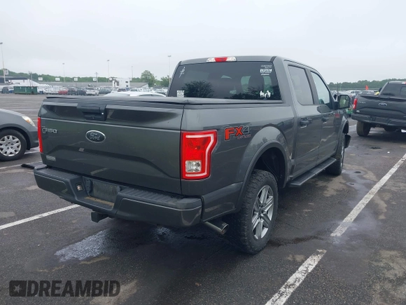 2017 Ford F-150 XL with VIN 1FTEW1EF6HFA39756, listed as a IAAI auction lot 42461564 with 95,055 mi miles and . Bid and sale history available at DreamBid. Image 4.