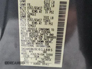 2008 Nissan Pathfinder S z VIN 5N1AR18B28C611885, wystawiony jako Copart lot #55053275 z przebiegiem 199 434 mil mil oraz Szkoda całkowita • Salvage title. Historia ofert i sprzedaży dostępna na DreamBid. Obrazek 13.