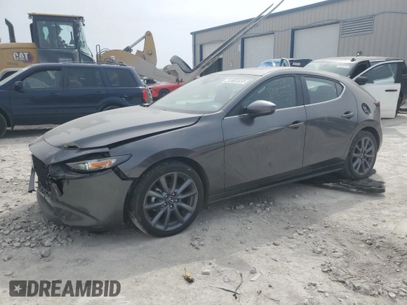 2023 Mazda 3 S Preferred with VIN JM1BPALM7P1611222, listed as a Copart auction lot 48810095 with 47,257 mi miles and Clean title. Bid and sale history available at DreamBid. Image 2.