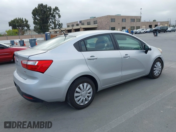 2014 Kia Rio LX with VIN KNADM4A3XE6363851, listed as a IAAI auction lot 42111189 with 144,122 mi miles and . Bid and sale history available at DreamBid. Image 4.