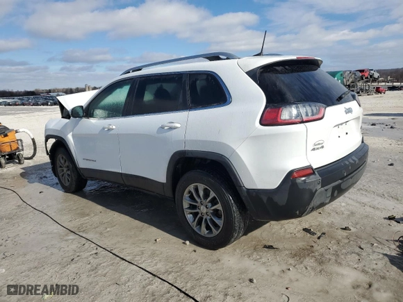2020 Jeep Cherokee Latitude Plus with VIN 1C4PJMLB8LD586864, listed as a Copart auction lot 44155285 with 0 mi miles and Salvage Title. Bid and sale history available at carsss.com. Image 2.