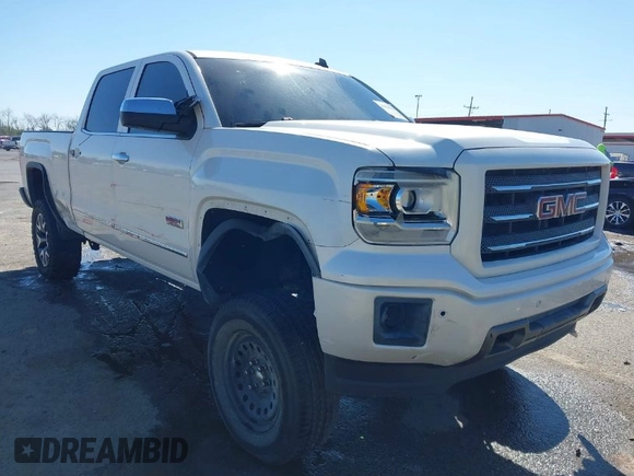 2014 GMC Sierra 1500 SLT with VIN 3GTU2VEC0EG208569, listed as a IAAI auction lot 41834893 with 128,731 mi miles and . Bid and sale history available at DreamBid. Image 1.