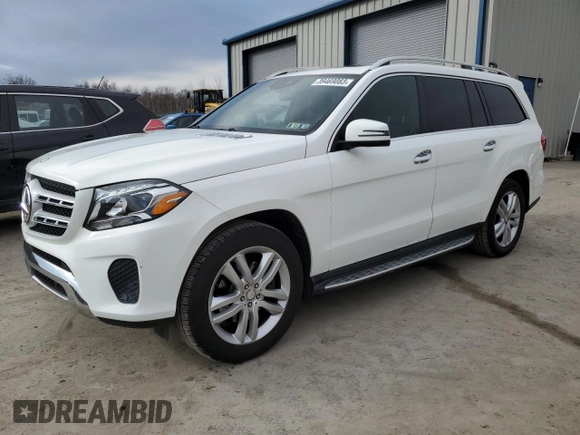 2017 Mercedes-Benz GLS with VIN 4JGDF6EE1HA824341, listed as a Copart auction lot 39469083 with 75,402 mi miles. Bid and sale history available at carsss.com. Image 1.