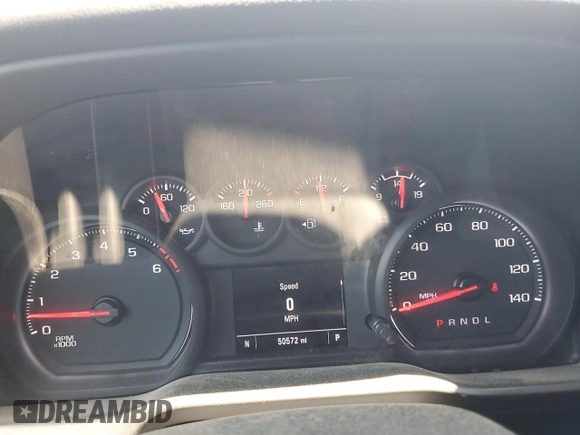 2020 Chevrolet Silverado 1500 Work Truck with VIN 1GCRWAEH5LZ333885, listed as a Copart auction lot 50827635 with 50,572 mi miles and Clean Title. Bid and sale history available at DreamBid. Image 10.