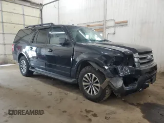 2015 Ford Expedition Max XLT with VIN 1FMJK1JT2FEF48179, listed as a Copart auction lot 59159105 with 170,121 mi miles and Salvage title. Bid and sale history available at DreamBid. Image 4.