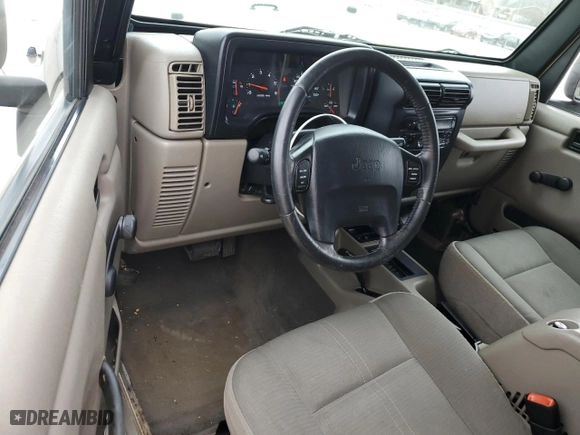2004 Jeep Wrangler Sahara with VIN 1J4FA59S74P708844, listed as a Copart auction lot 44199865 with 109,567 mi miles and Clean Title. Bid and sale history available at carsss.com. Image 8.