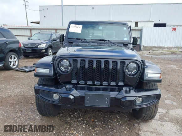 2023 Jeep Gladiator Overland with VIN 1C6HJTFG6PL555153, listed as a IAAI auction lot 42210878 with 40,576 mi miles and . Bid and sale history available at DreamBid. Image 13.