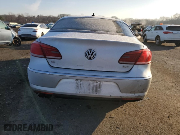2014 Volkswagen CC Sport with VIN WVWBN7AN2EE503214, listed as a Copart auction lot 84850234 with Not Provided miles and Salvage Title. Bid and sale history available at carsss.com. Image 6.